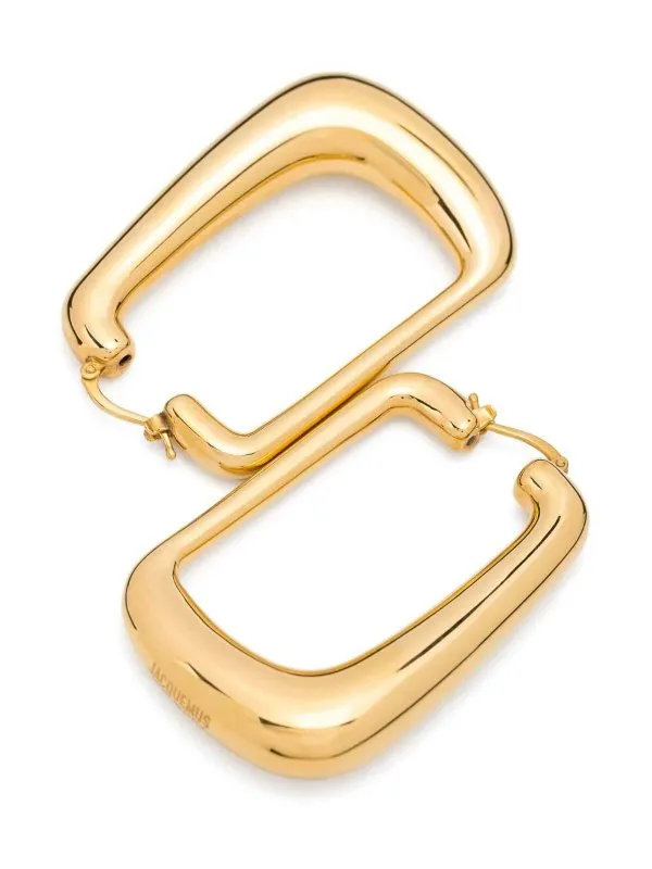 JACQUEMUS PENDIENTES  DORADO