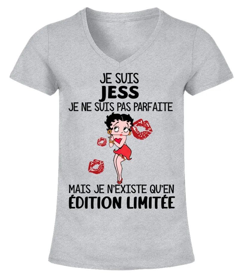 Je Suis Jess Camiseta cuello pico Mujer
