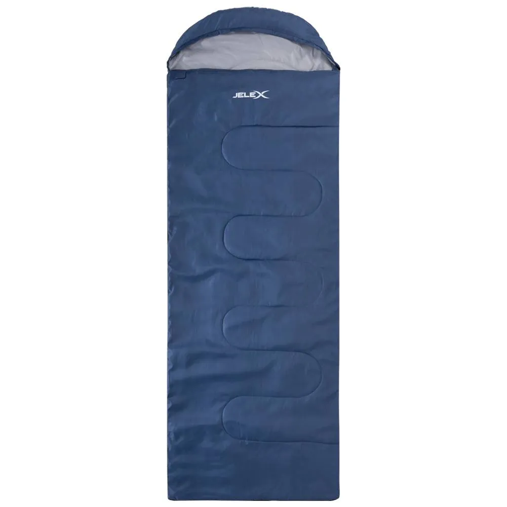 JELEX Outdoor Saco de dormir 220 x 75 cm 15 °C azul