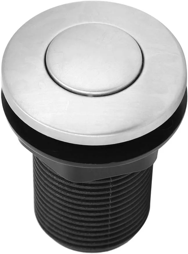 Jerliflyer Interruptor de Aire  Kit de Manguera Chatarra de Basura Interruptor de Aire de 32 mm Botón de autobloqueo automático 