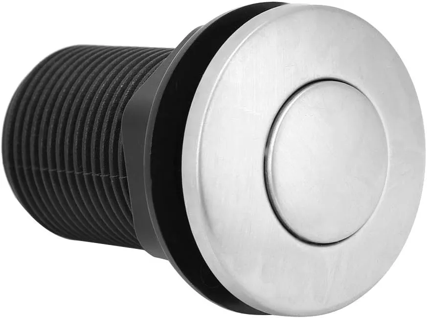 Jerliflyer Interruptor de Aire  Kit de Manguera Chatarra de Basura Interruptor de Aire de 32 mm Botón de autobloqueo automático 