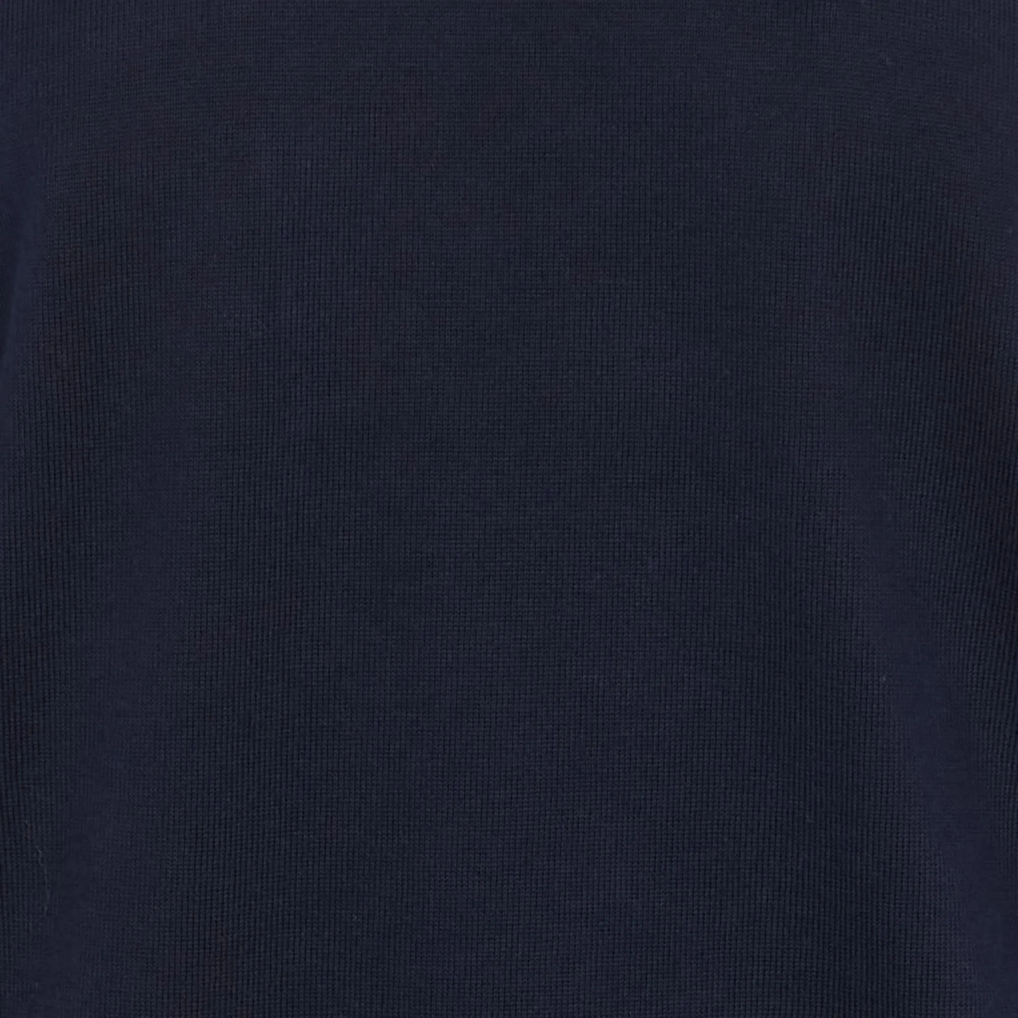 Jersey regular fit de algodón con cuello vuelto en azul