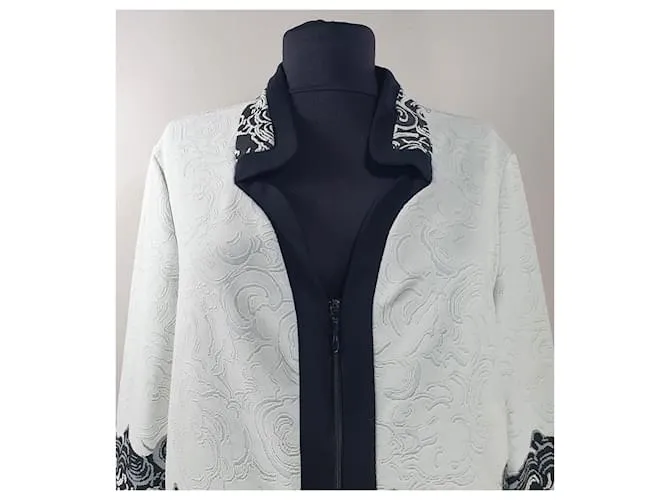 Joseph Ribkoff Chaquetas Negro Blanco 