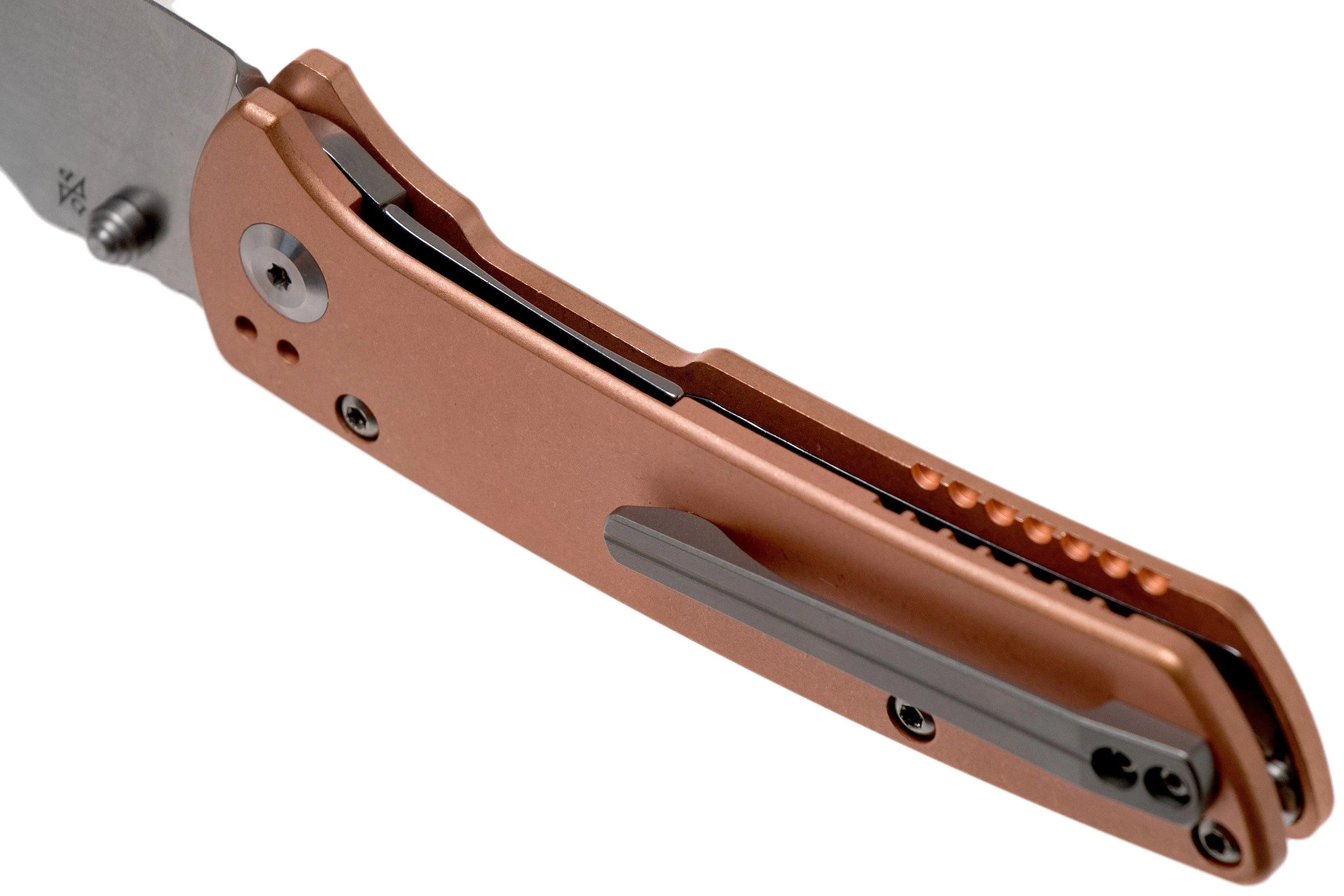 Kansept Main Street T1015B5 Copper navaja, Dirk Pinkerton design