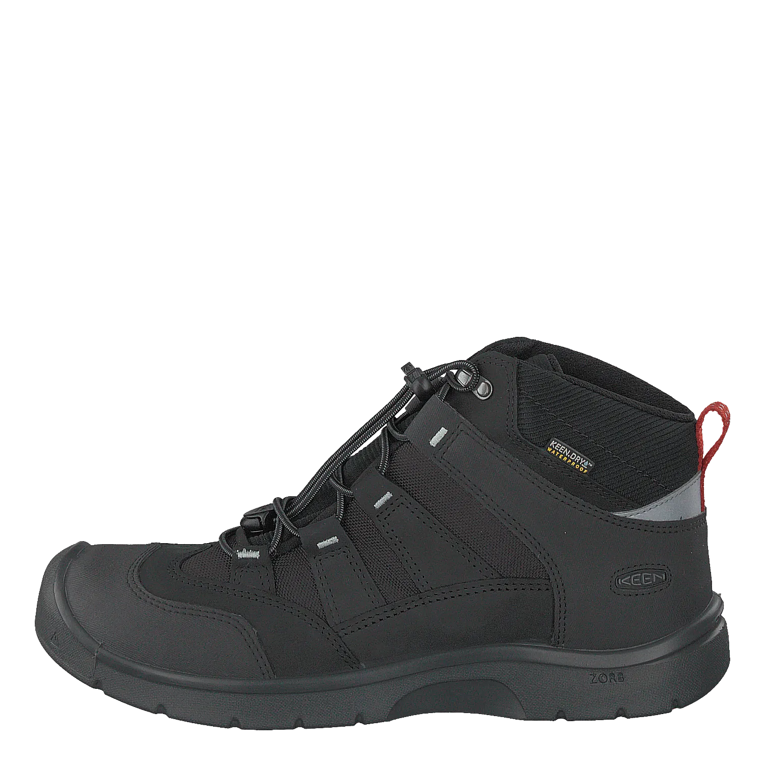 Keen Hikeport Mid Wp Black/bright Red