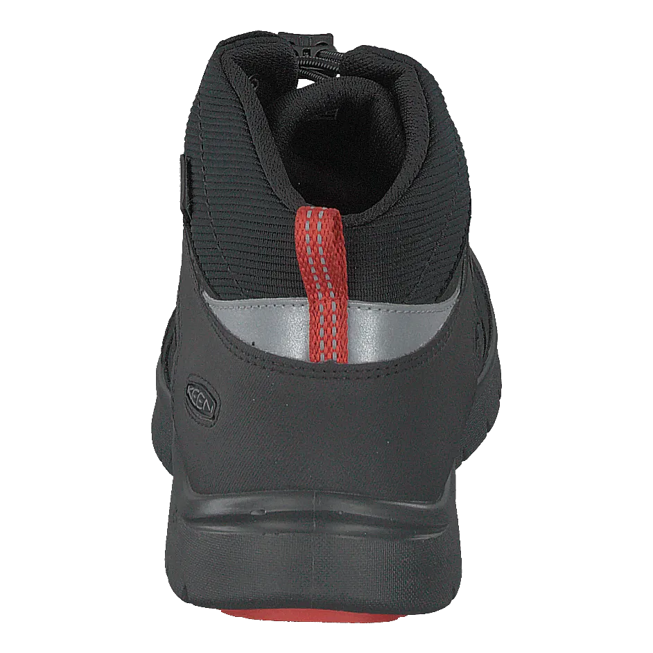 Keen Hikeport Mid Wp Black/bright Red