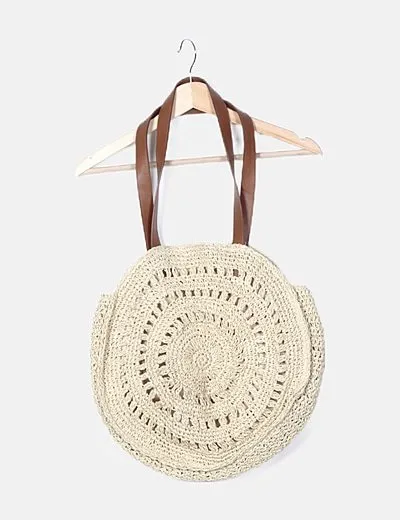 Kiabi Bolso rafia redondo