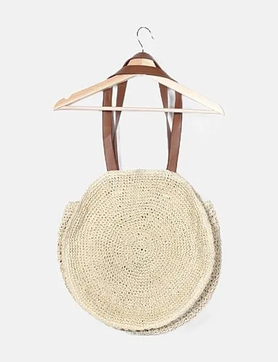 Kiabi Bolso rafia redondo