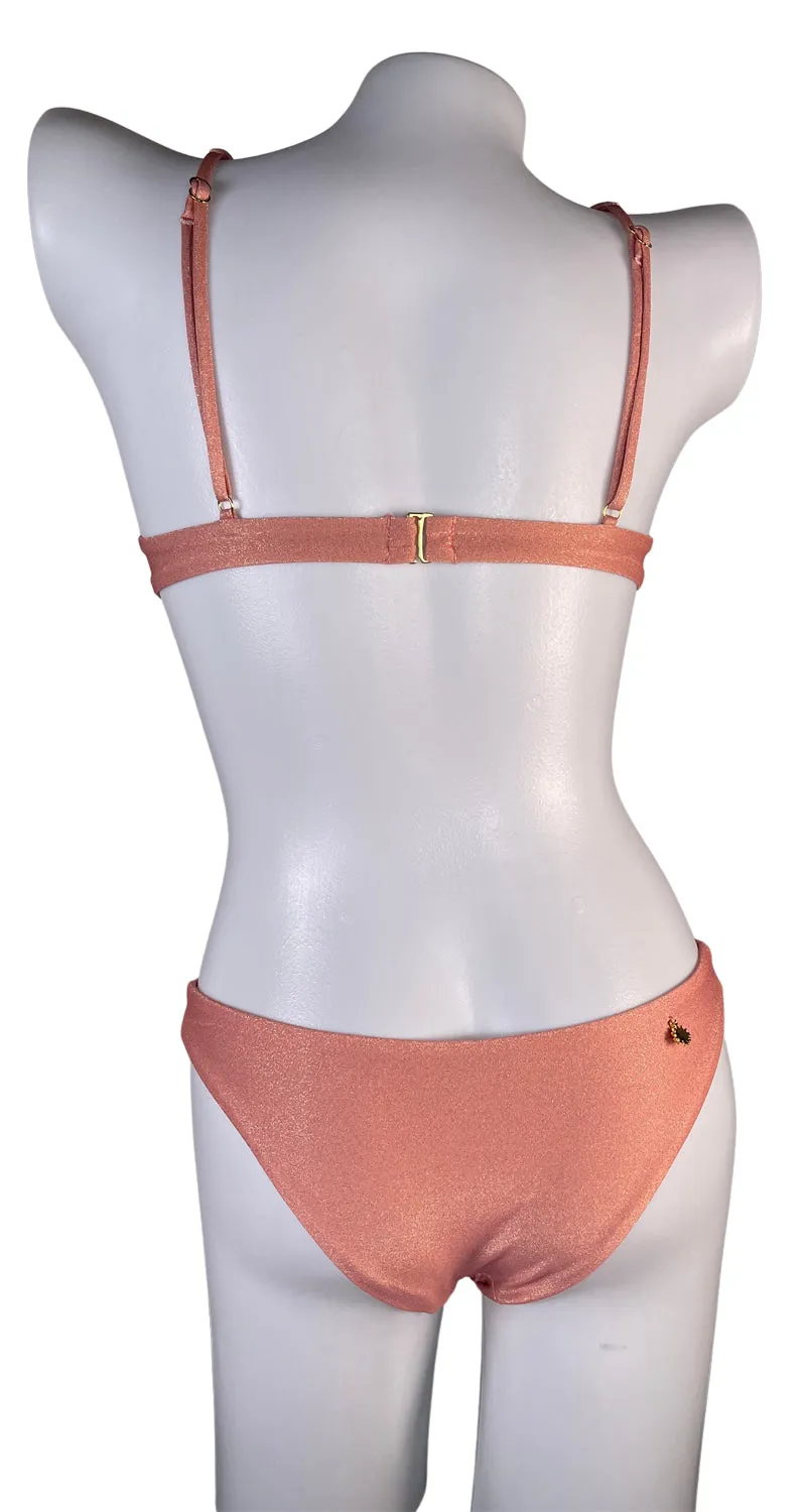 LA GARZETTA Scoop Crop Laguna Top / Midhigh Bottom Laguna