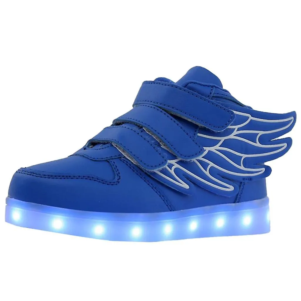 Led Zapatos Sneakers Intermitentes Para Niños Niños Niñas 36 Azul