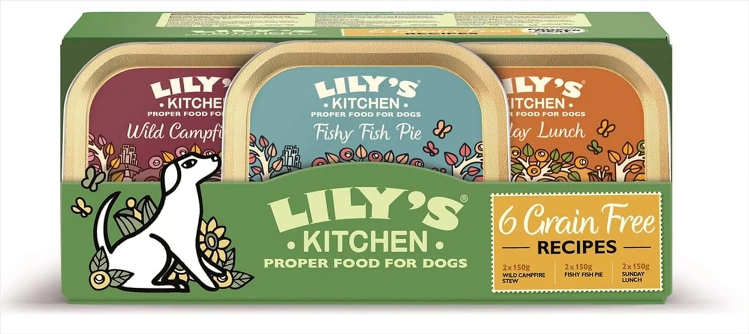 Lily's Kitchen Grain Free Multipack Wet Dog Food (6 x 150g)