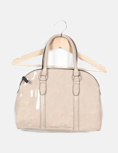 Mango Bolso crema maxi