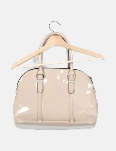 Mango Bolso crema maxi