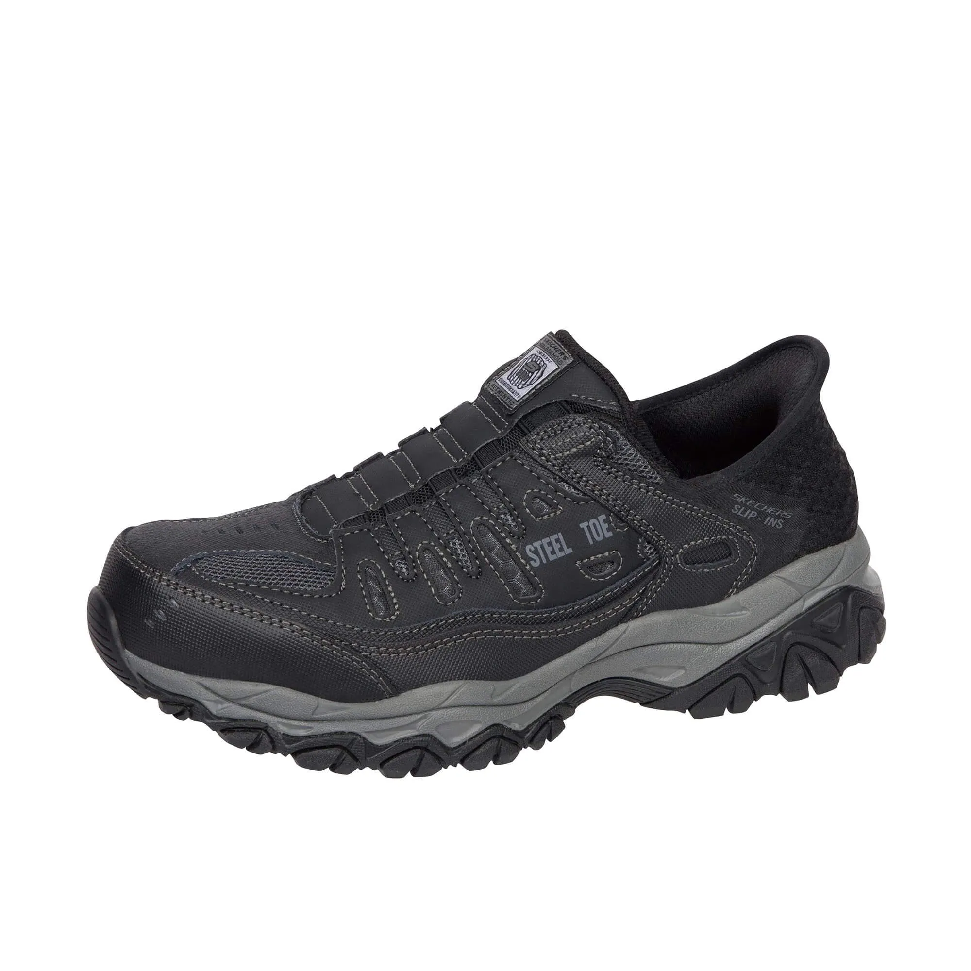MEN'S CANKTON FAISON SLIP INS STEELTOE SHOE BLACK