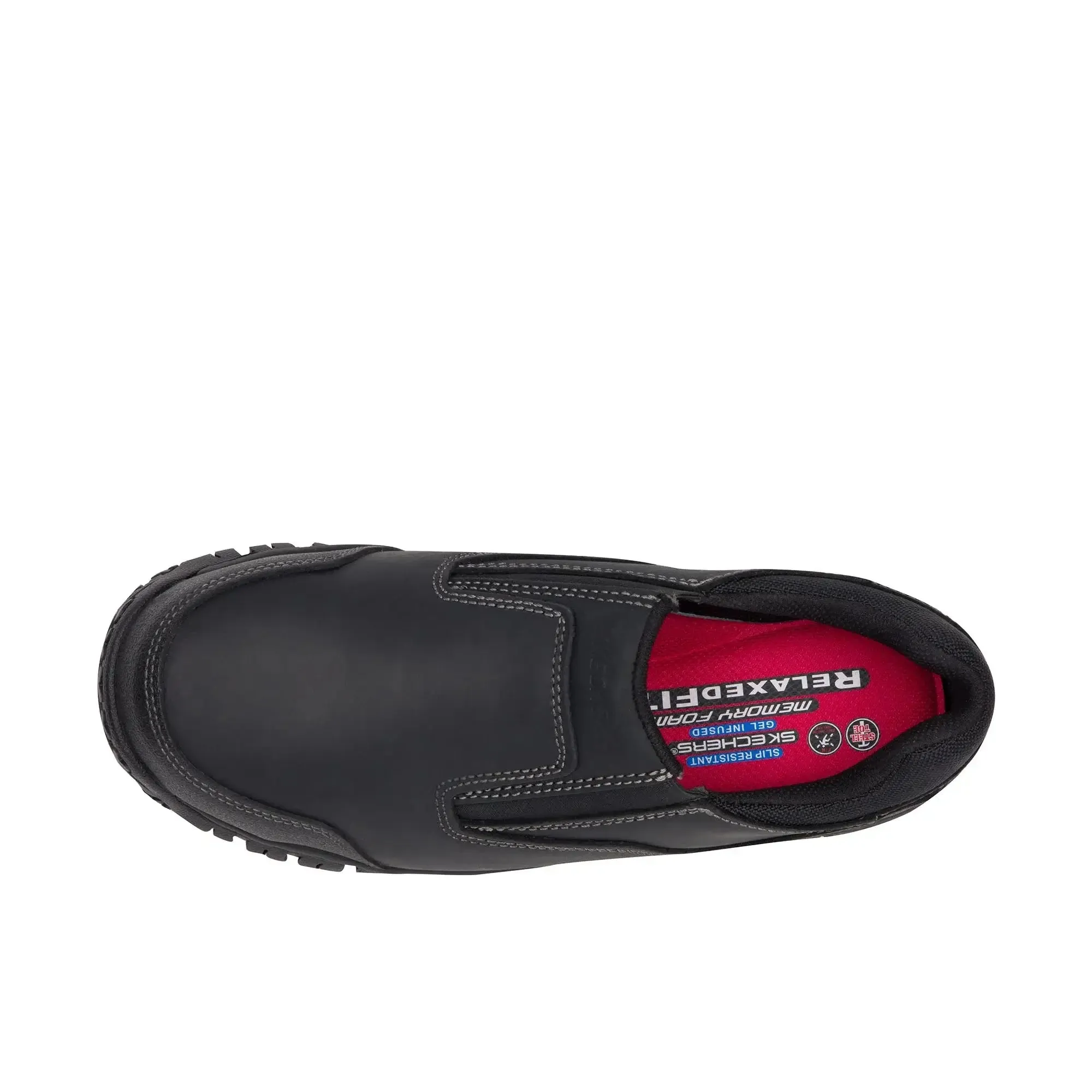 MEN'S HARTAN STEEL TOE SLIPON WORK SHOE BLACK