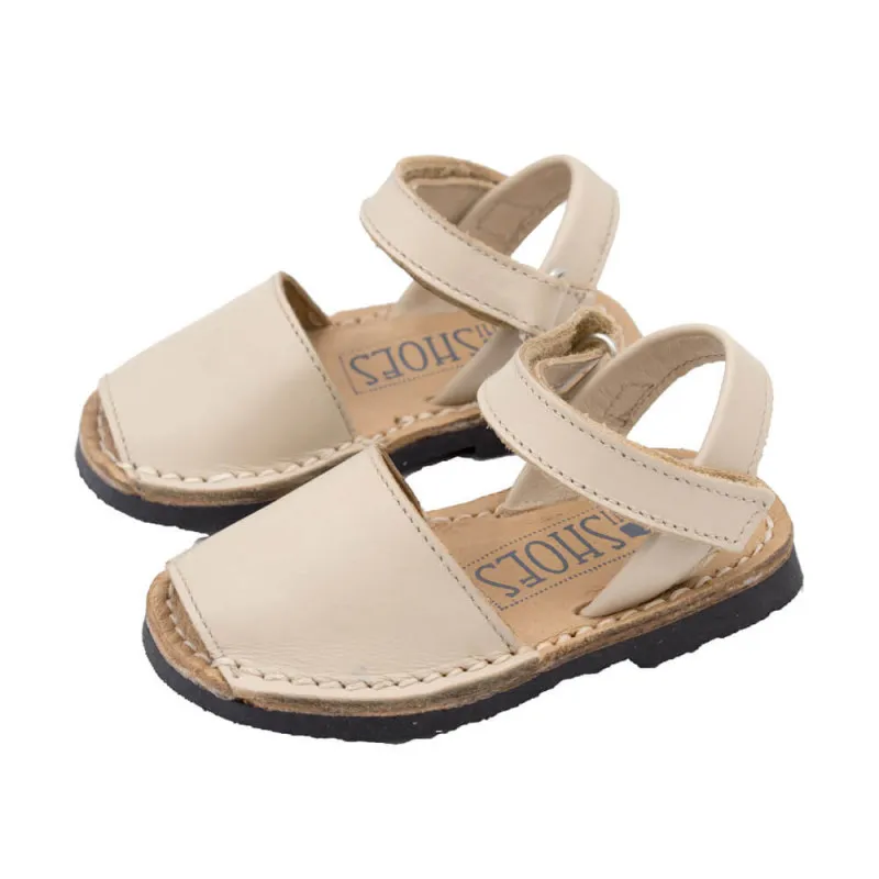 Menorquinas piel Velcro