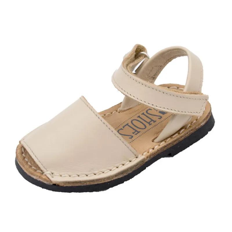 Menorquinas piel Velcro