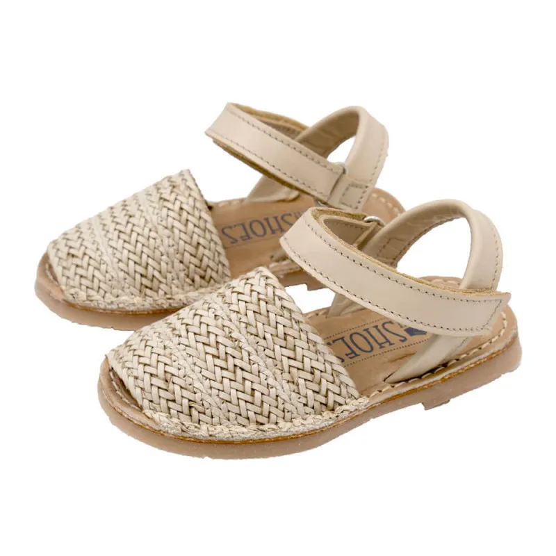 Menorquinas trenzadas velcro