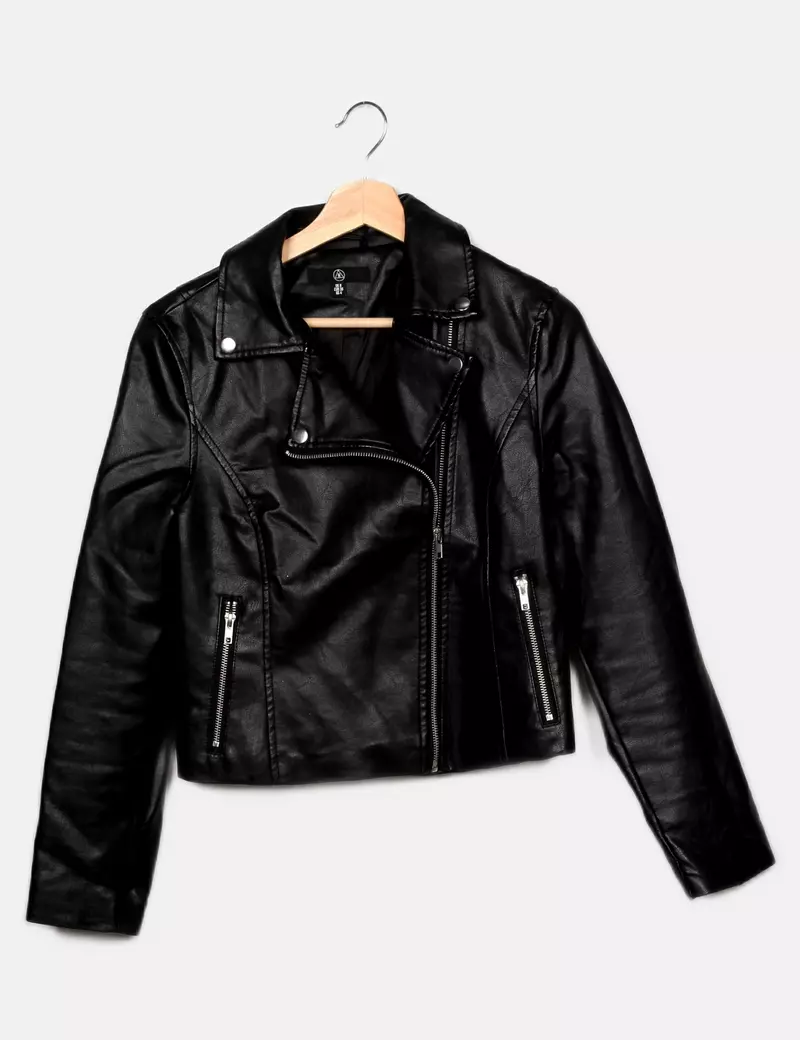 Missguided Chaqueta biker Polipiel