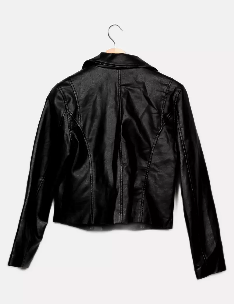 Missguided Chaqueta biker Polipiel