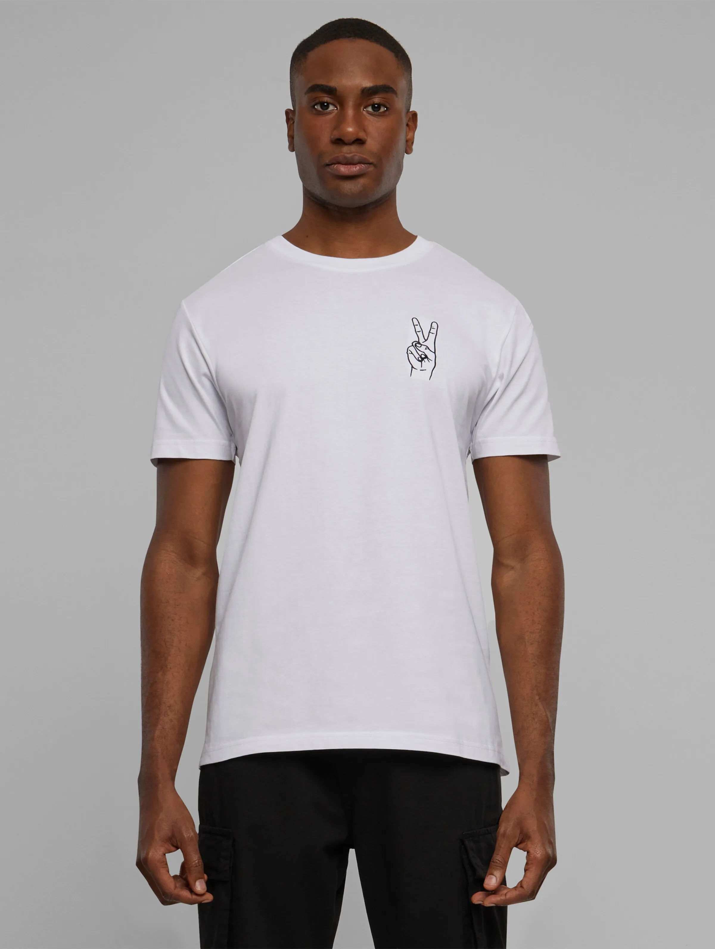 Mister Tee Peace Sign Tee EMB