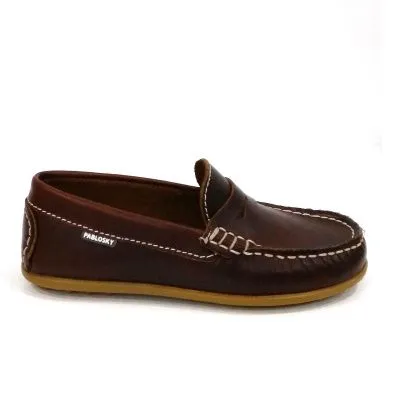 Mocasin marron antifaz pablosky