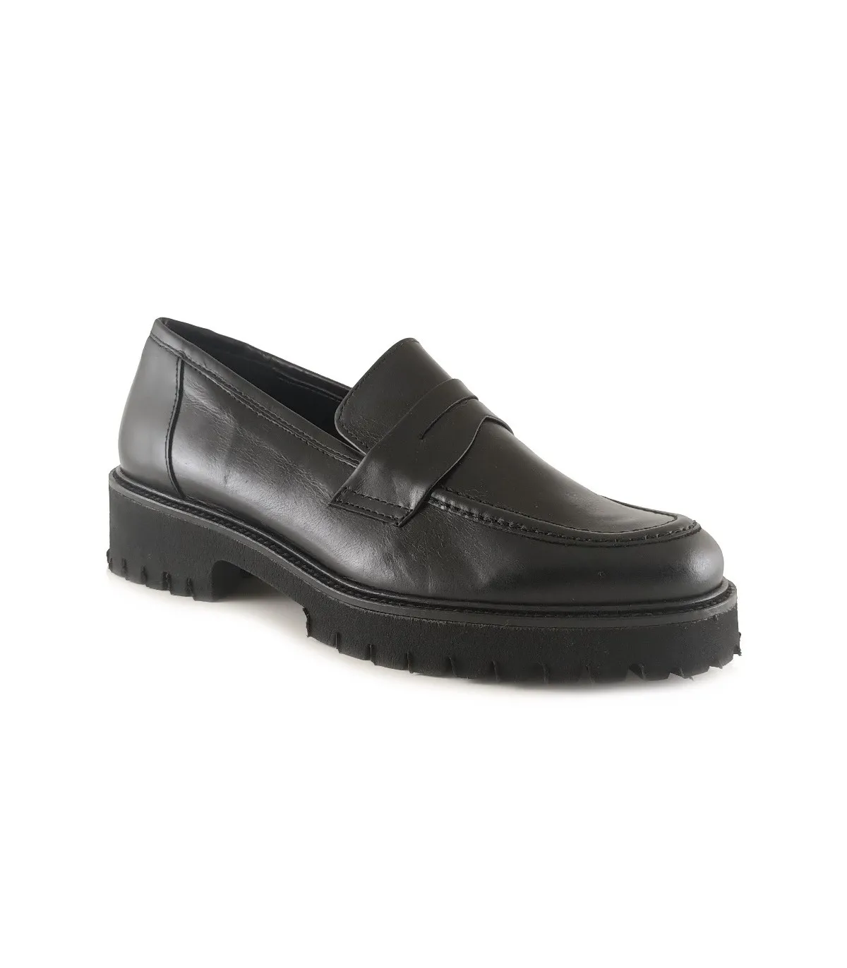 Mocasines para mujer con antifaz en color negro