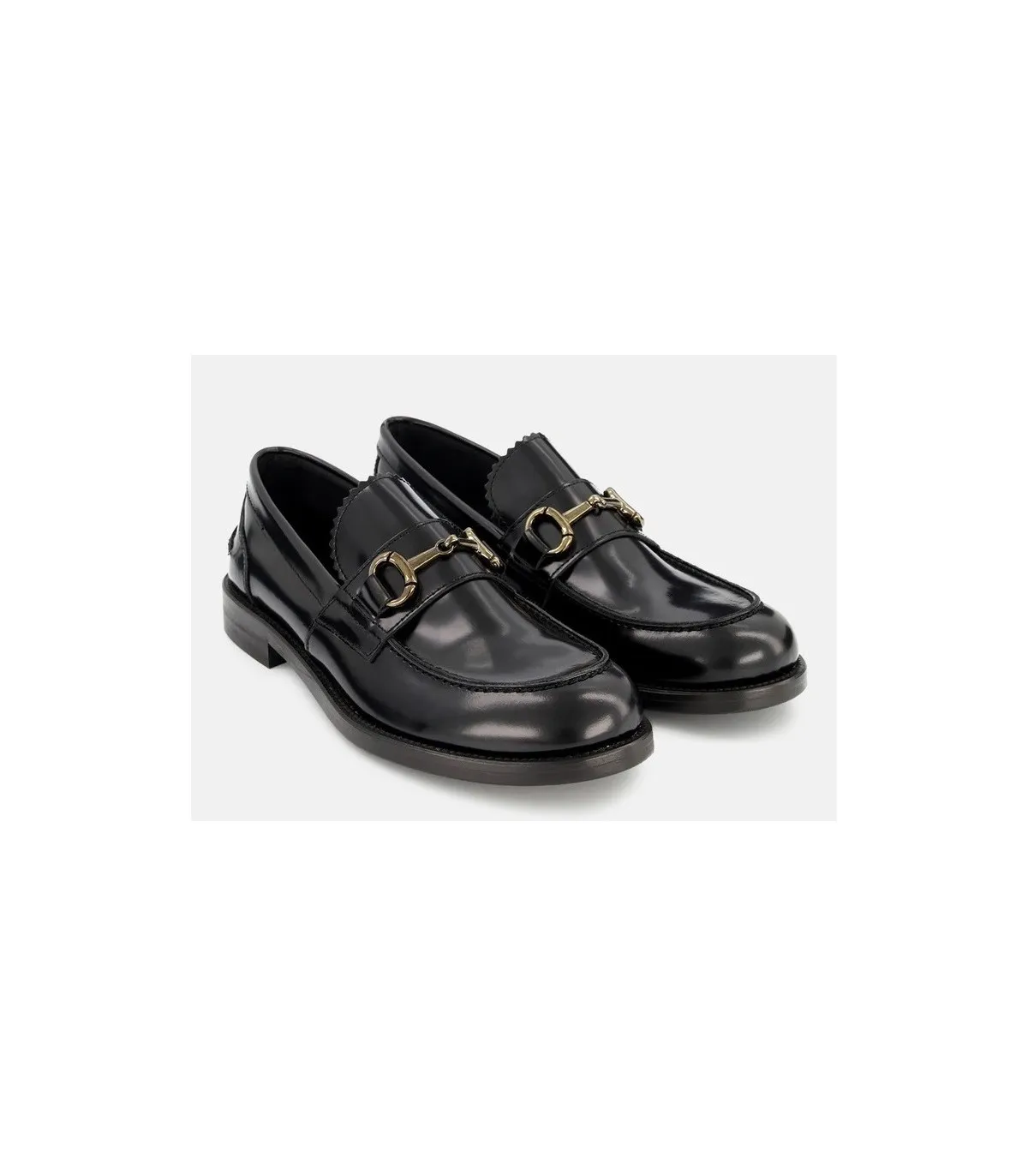 Mocasín con estribo en piel florentic
