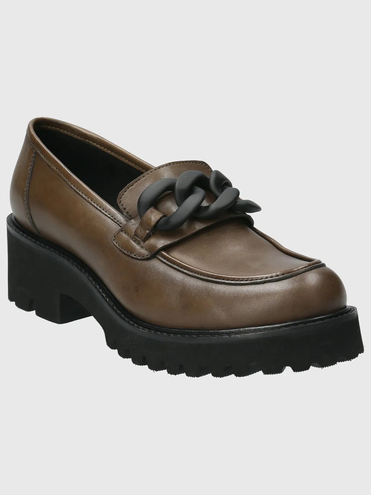 Mocasín Cuero Mujer Billie Verde