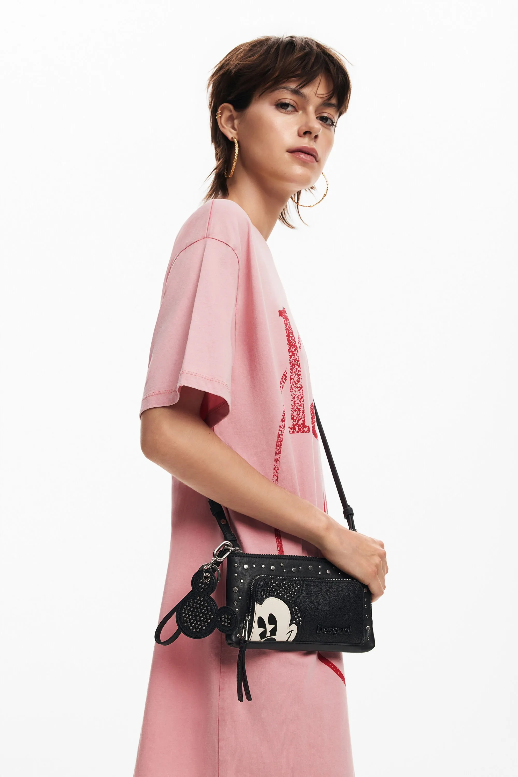 Monedero L tachuelas Mickey