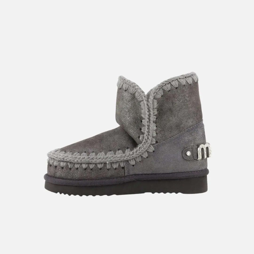 Mou Eskimo 18 With Rhinestones Logo Cracked Dust Iron