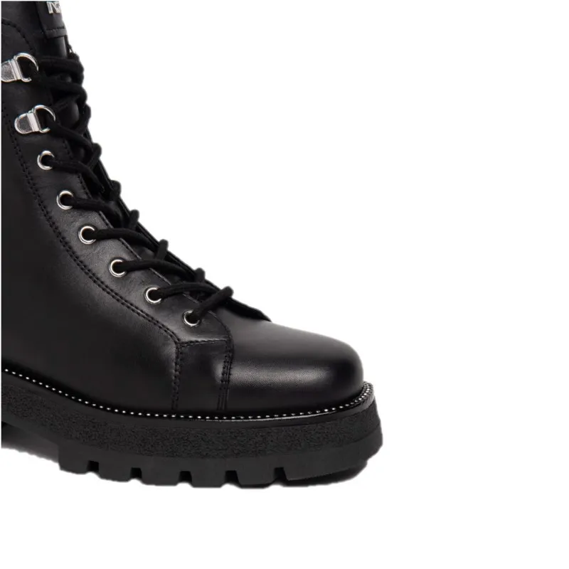NERO GIARDINI I205944D Negro Botín militar mujer