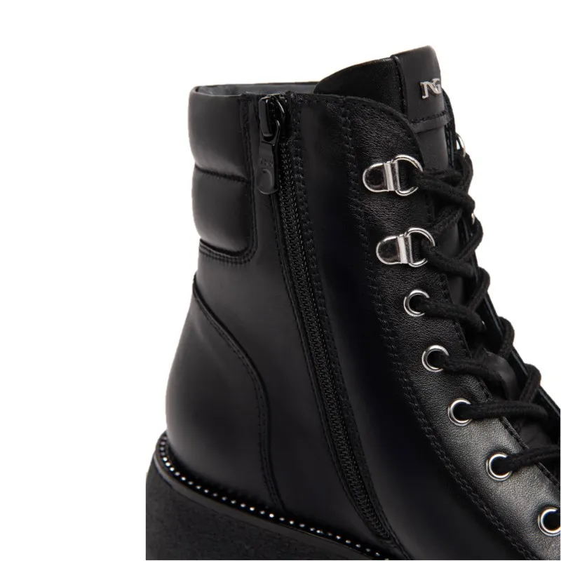 NERO GIARDINI I205944D Negro Botín militar mujer