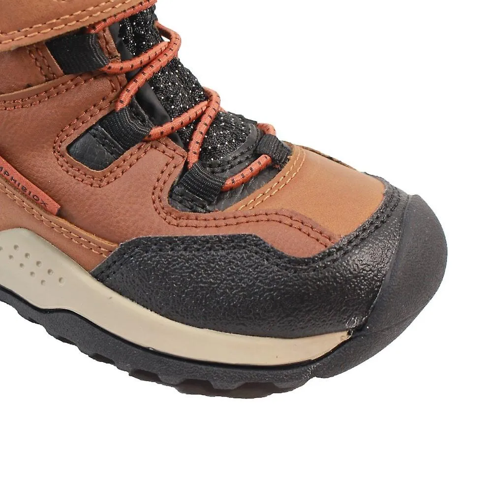 Niños Geox Teram Babx | Marrón/Óxido | Botas impermeables para niños