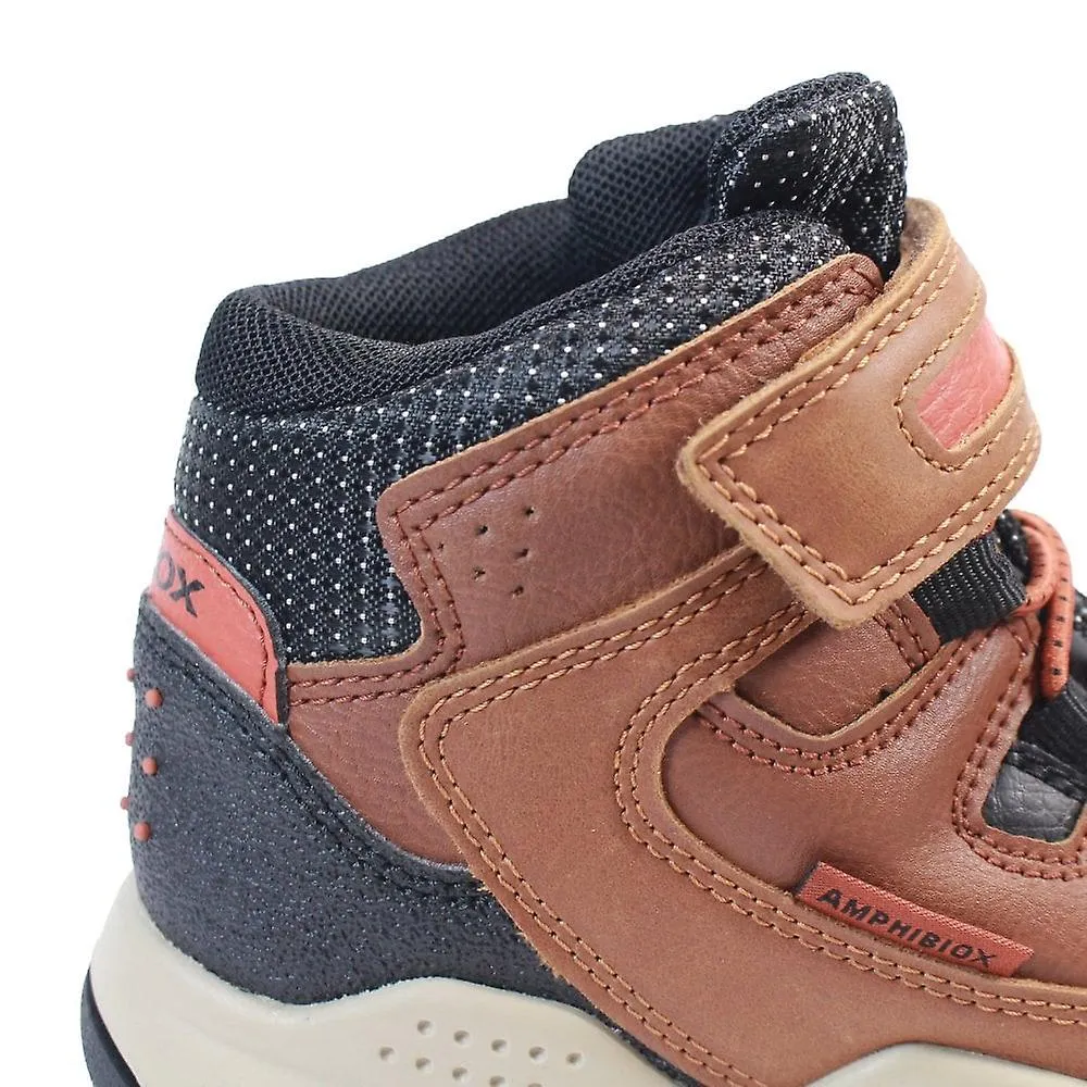 Niños Geox Teram Babx | Marrón/Óxido | Botas impermeables para niños