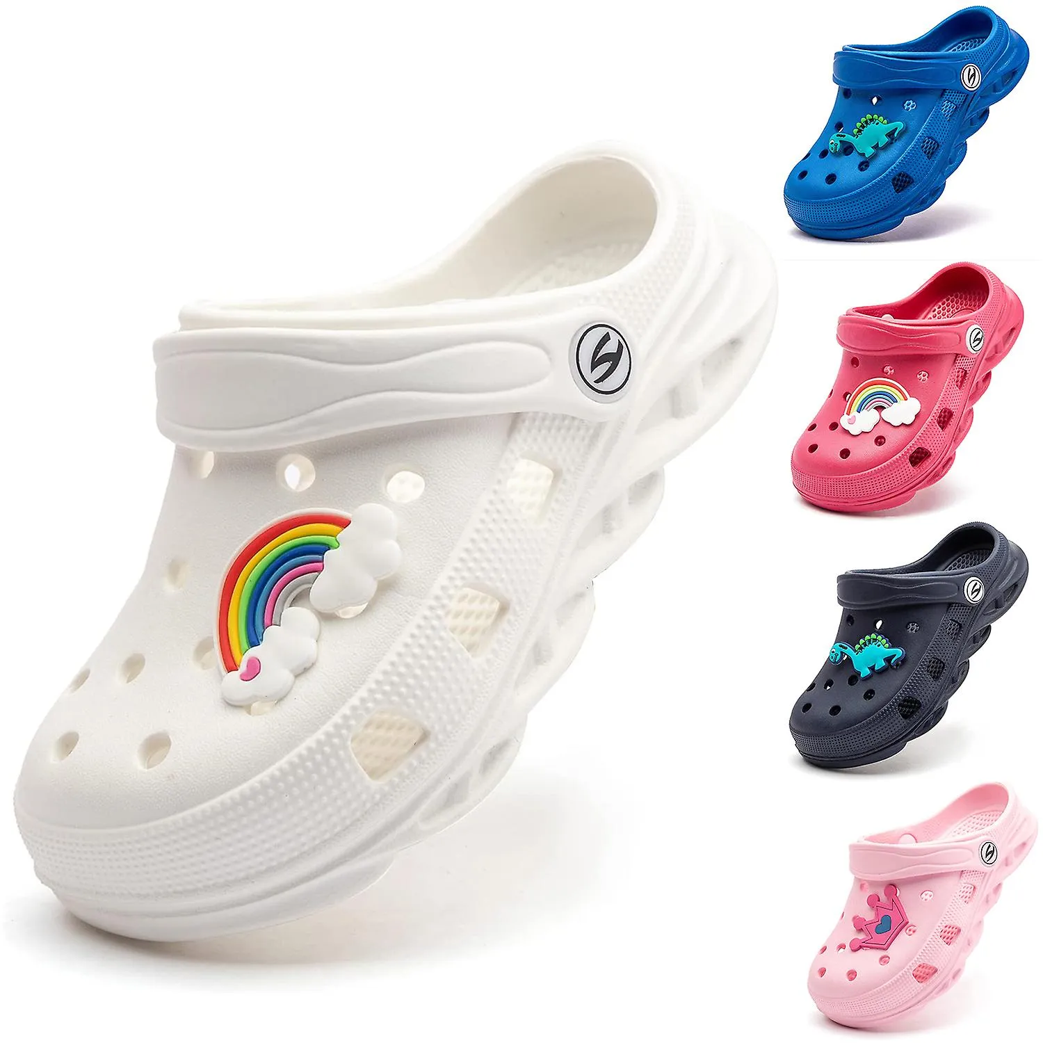NIñOS NIñAS NIñOS ZUECOS ZAPATOS DE JARDíN DIBUJOS ANIMADOS TOBOGANES SANDALIAS ZAPATILLA DE PLAYA NIñOS GSL