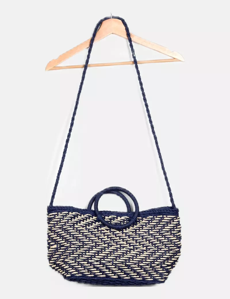 NoName Bolso estructurado bicolor