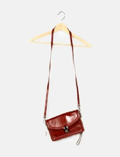 NoName Bolso marrón satchel