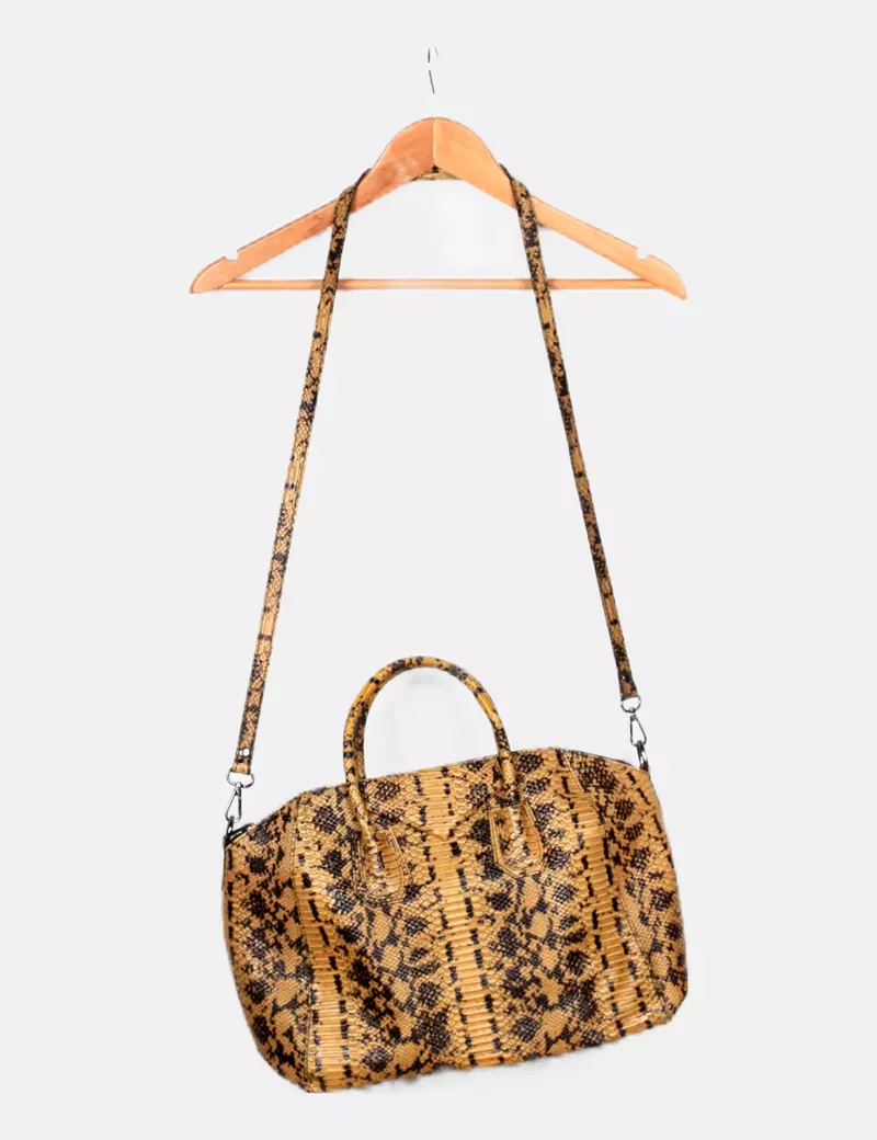 NoName Bolso marrón texturizado