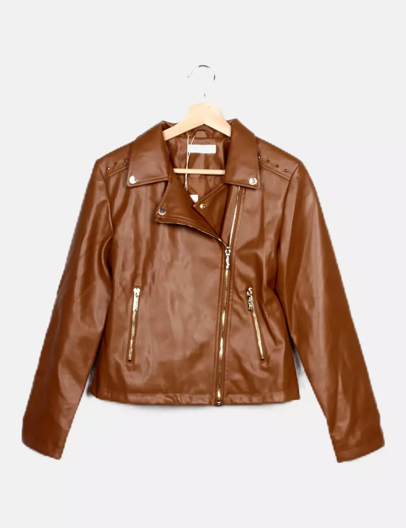 NoName Chaqueta biker Polipiel