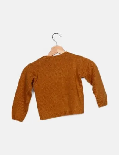 NoName Chaqueta punto mostaza