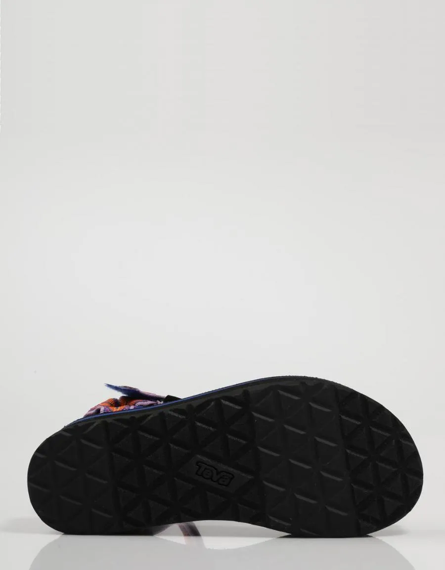  nu pieds TEVA Flatform en Bleu marine 75269