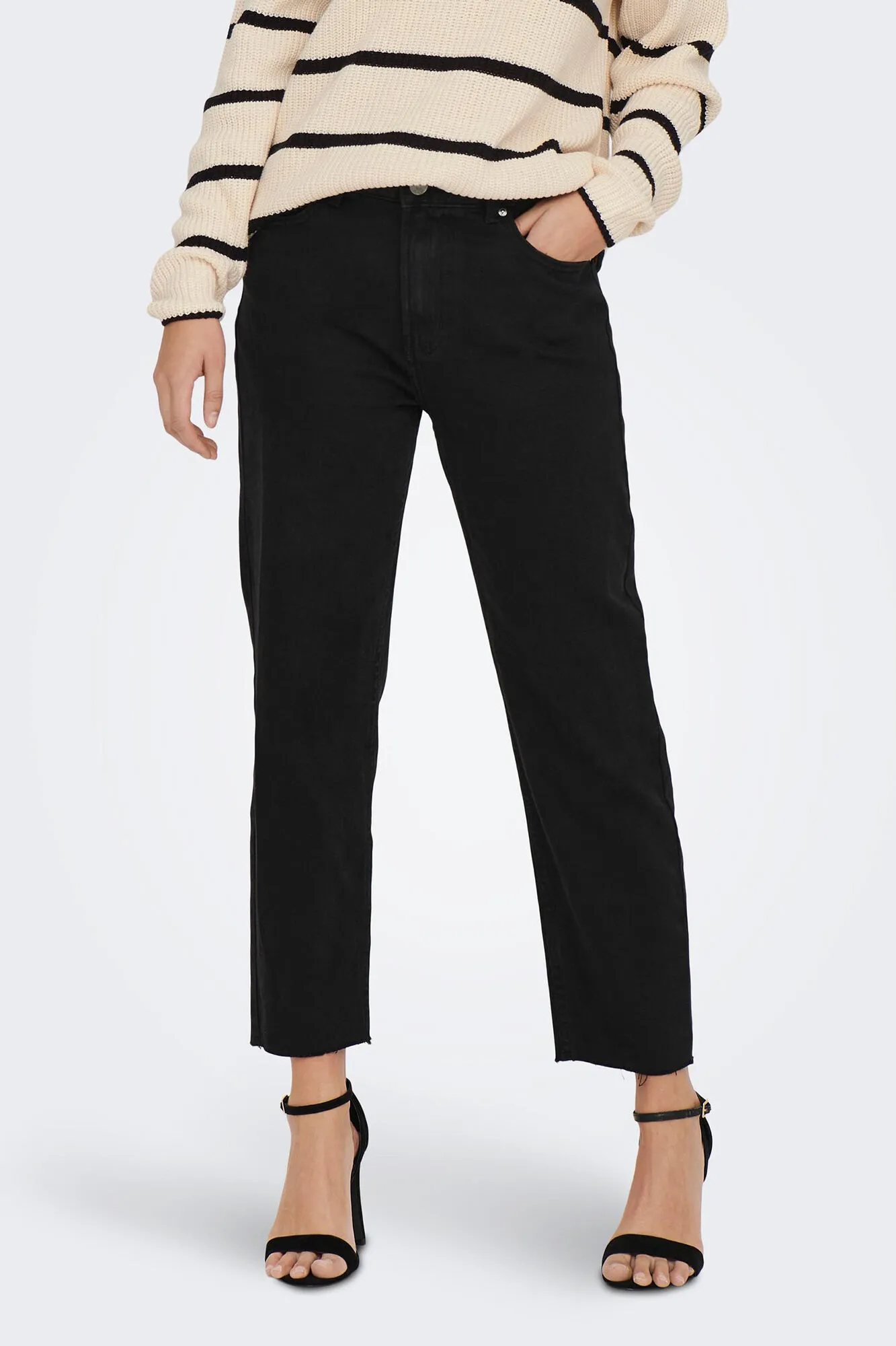 Only Jeans Mom Tiro Alto