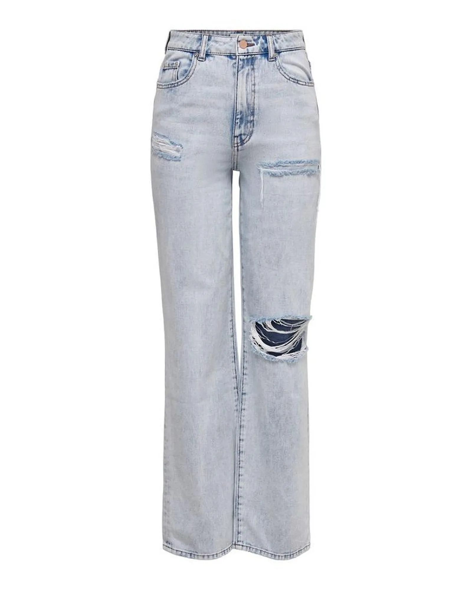 Only Plain Jeans with Worn Out Effect