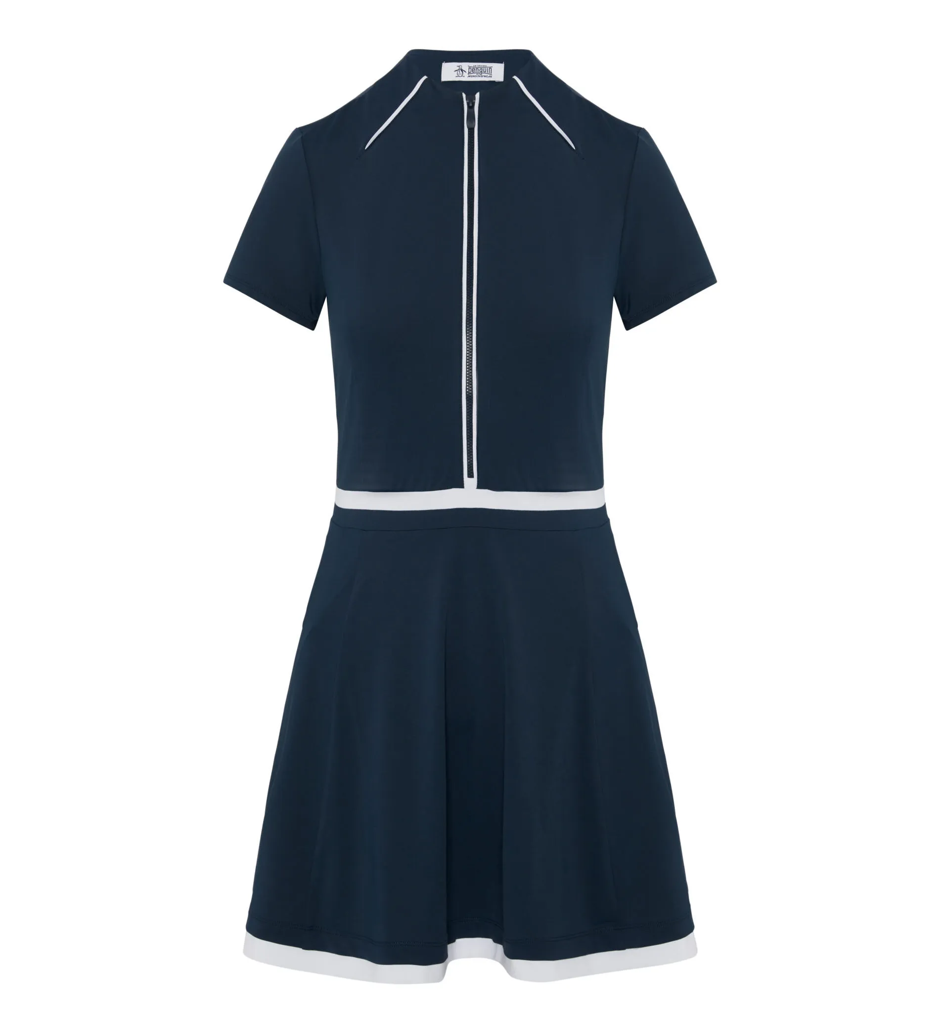ORIGINAL PENGUIN GOLF SS DRESS WITH PIPING DRESSREG L DAMEN