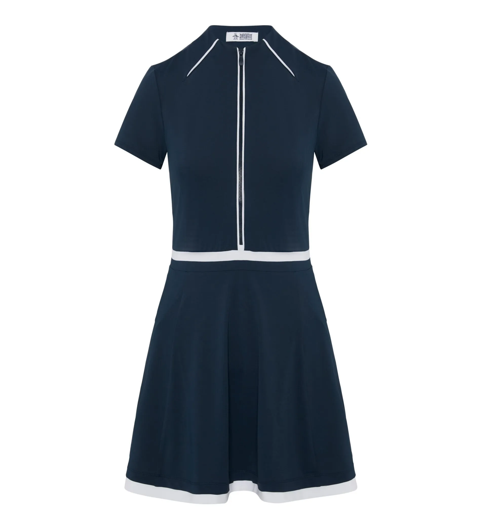 ORIGINAL PENGUIN GOLF SS DRESS WITH PIPING DRESSREG L DAMEN