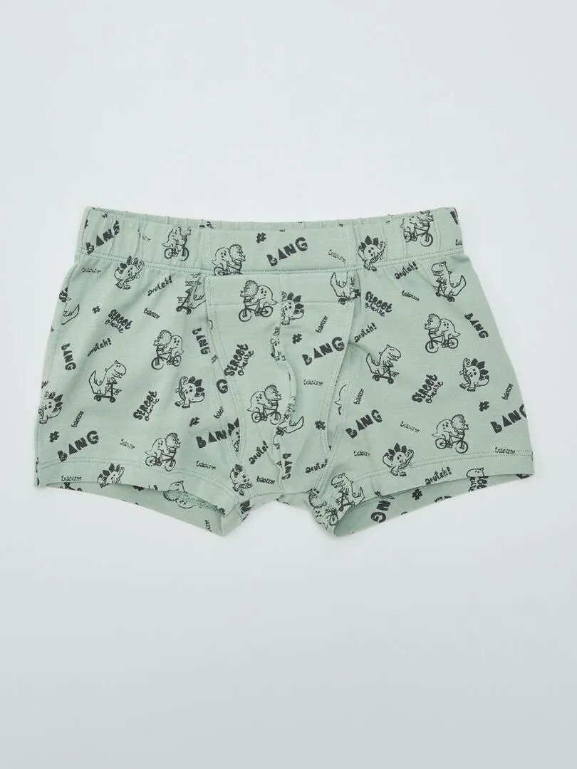 PACK DE 2 BOXERS CON VELCROS  SO EASY  VERDE