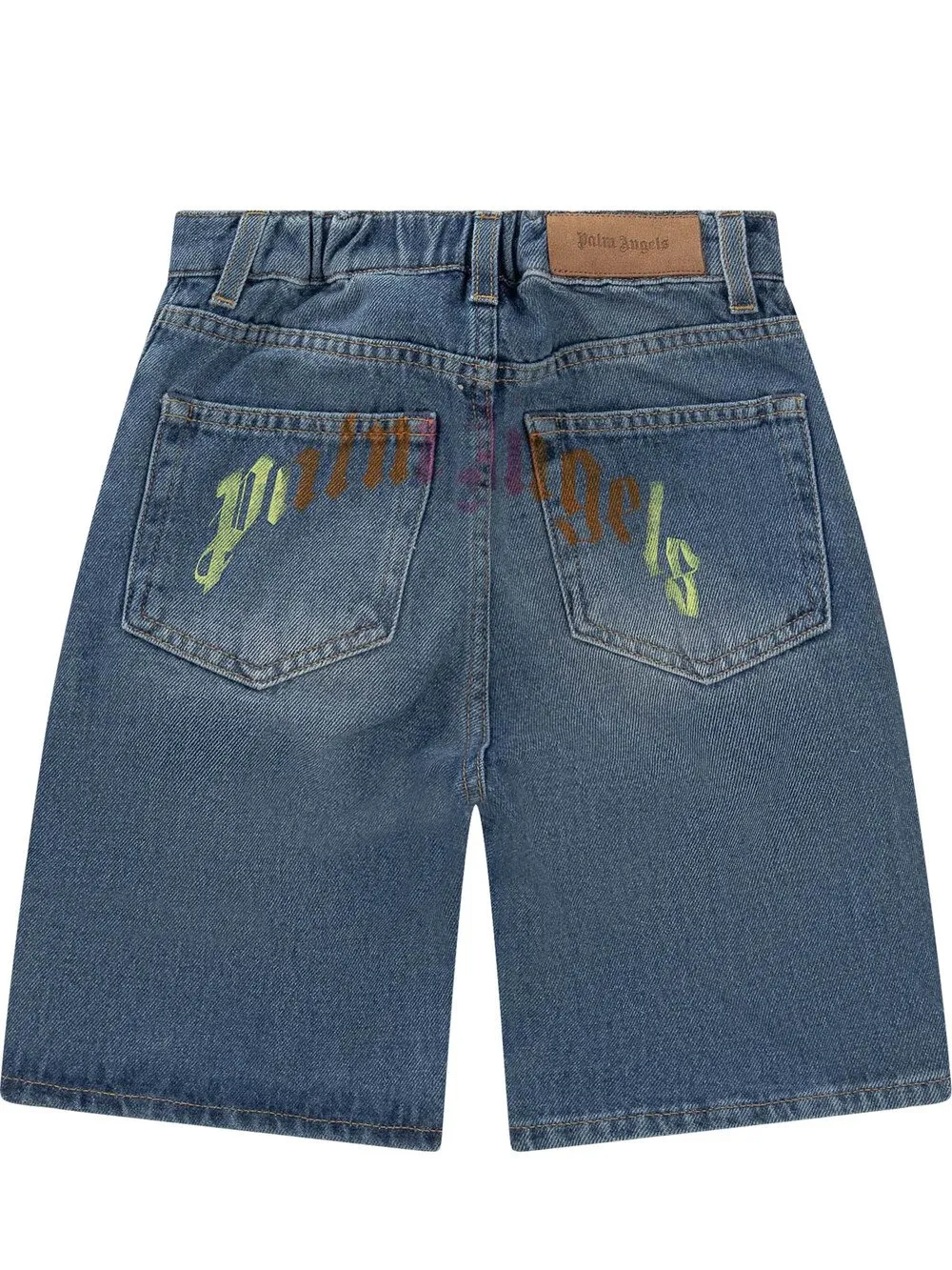PALM ANGELS KIDS Med Shorts with Logo
