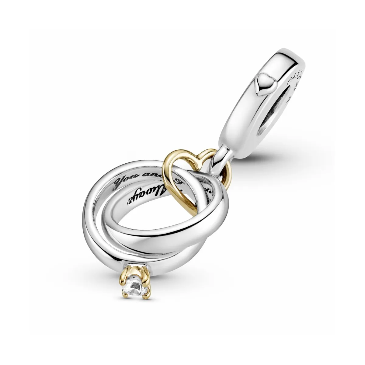 PANDORRA CHARM ANILLOS DE BODA  PANDORA