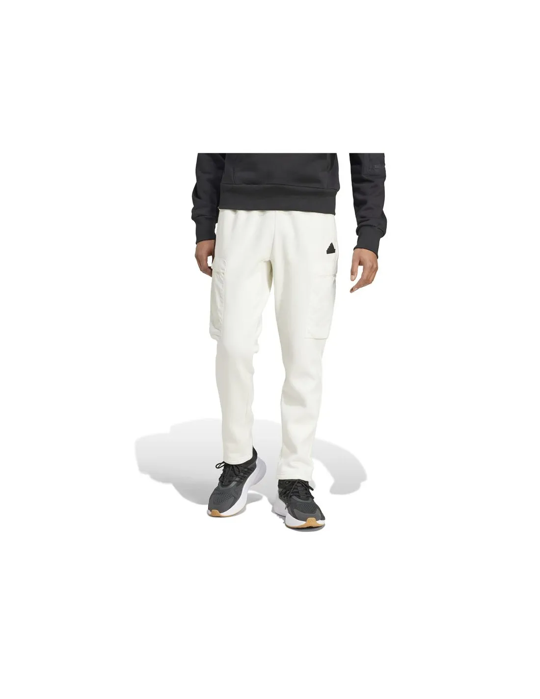 Pantalones adidas City Es e Fleece Hombre Blanco